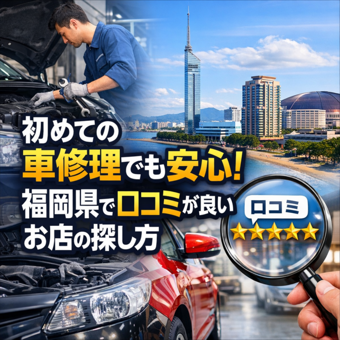 初めての車修理でも安心！福岡県で口コミが良いお店の探し方